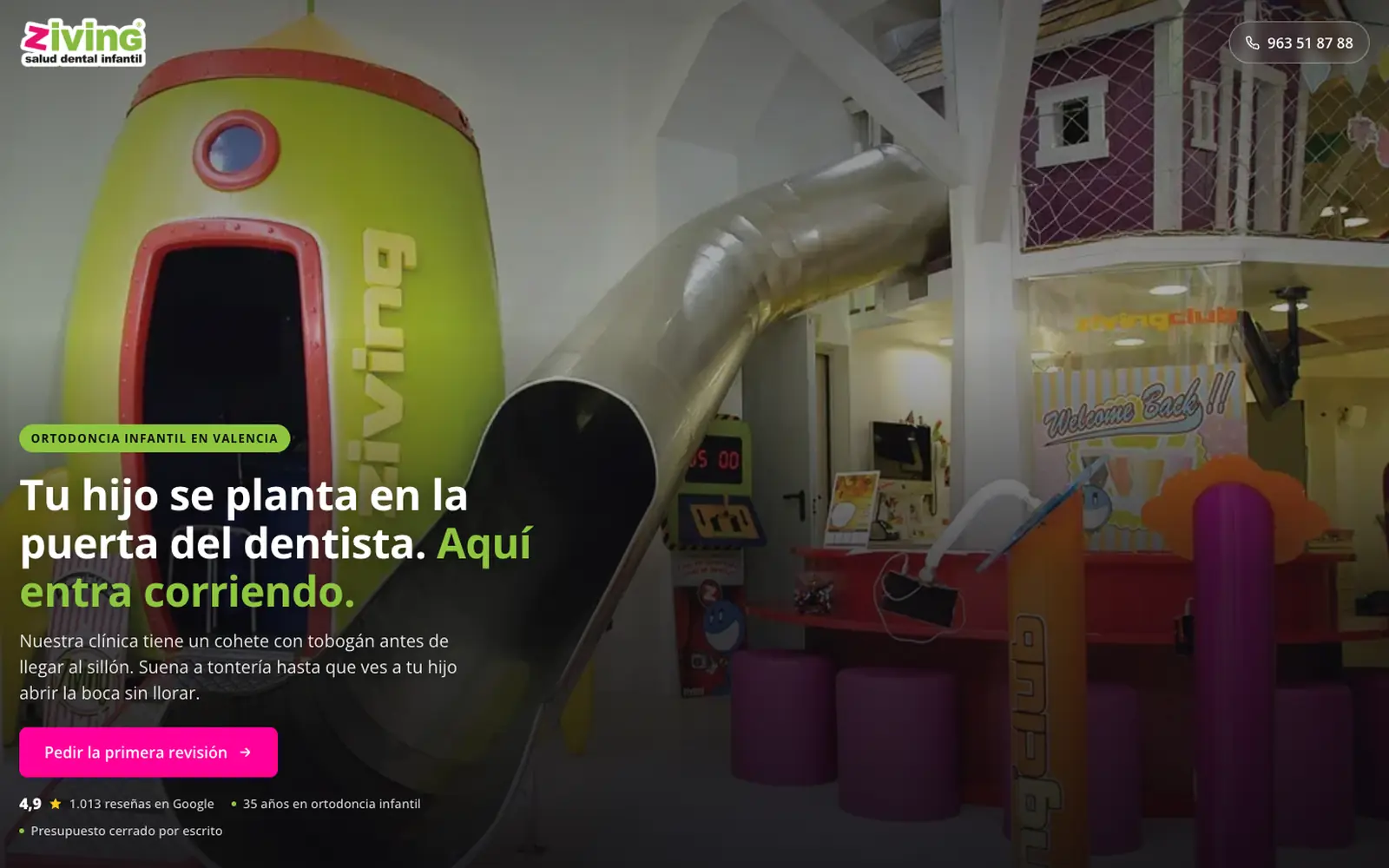 La misma web rehecha.