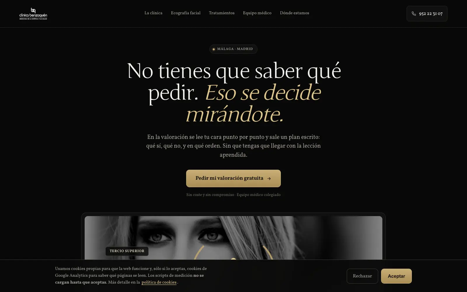 La misma web rehecha.