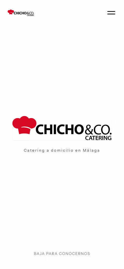 La web de Chicho & Co vista en un móvil.